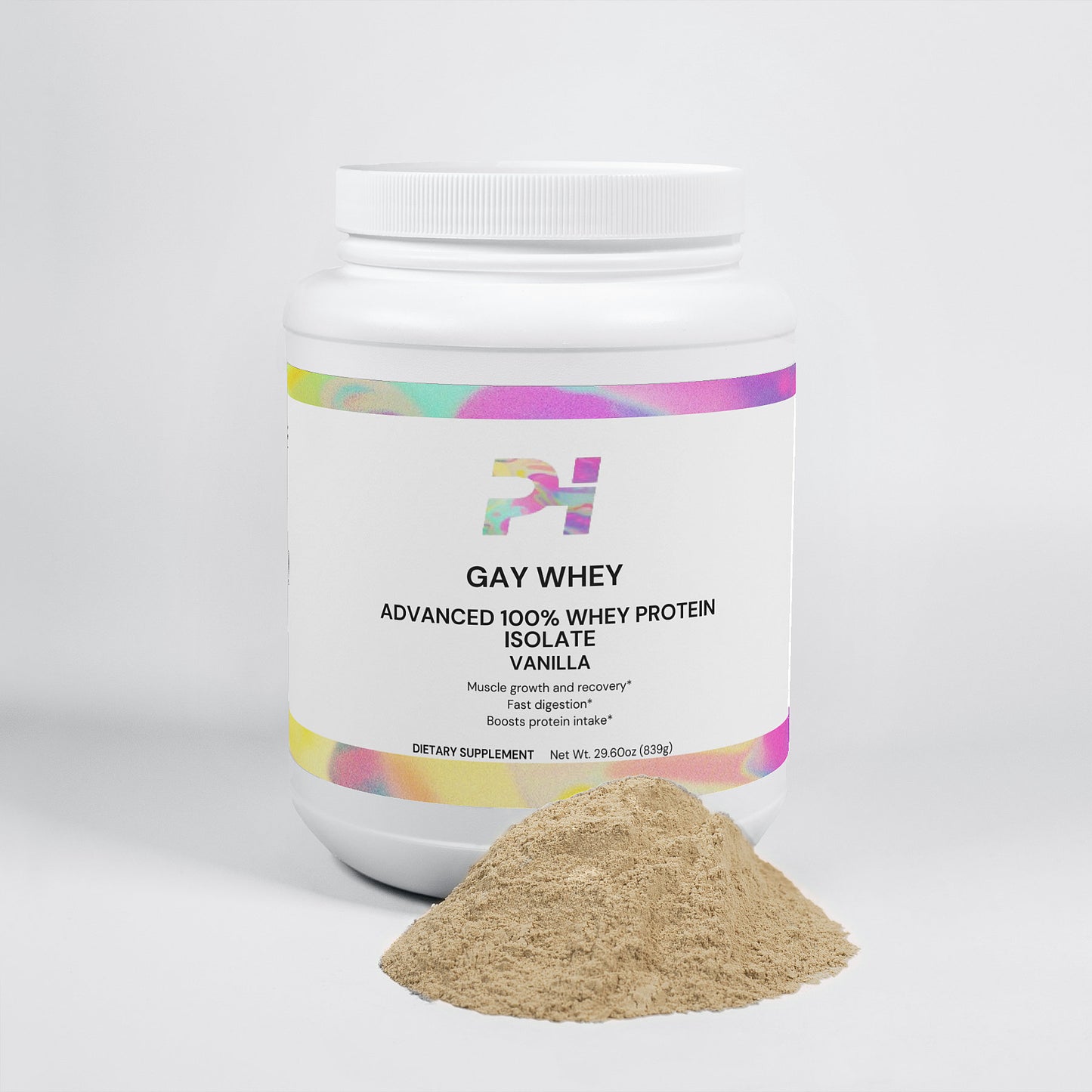 GAY WHEY 100% Whey Protein Isolate (Vanilla)